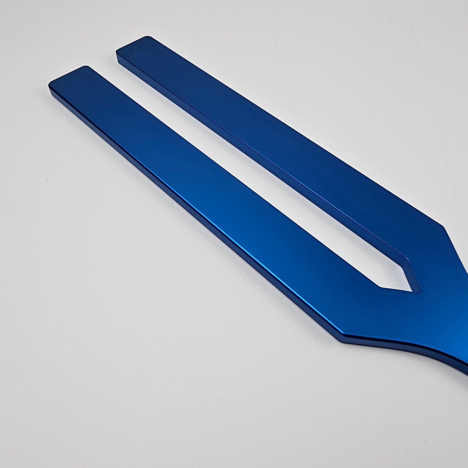 Blue Steel Spanking Paddle made by Brat Breakers