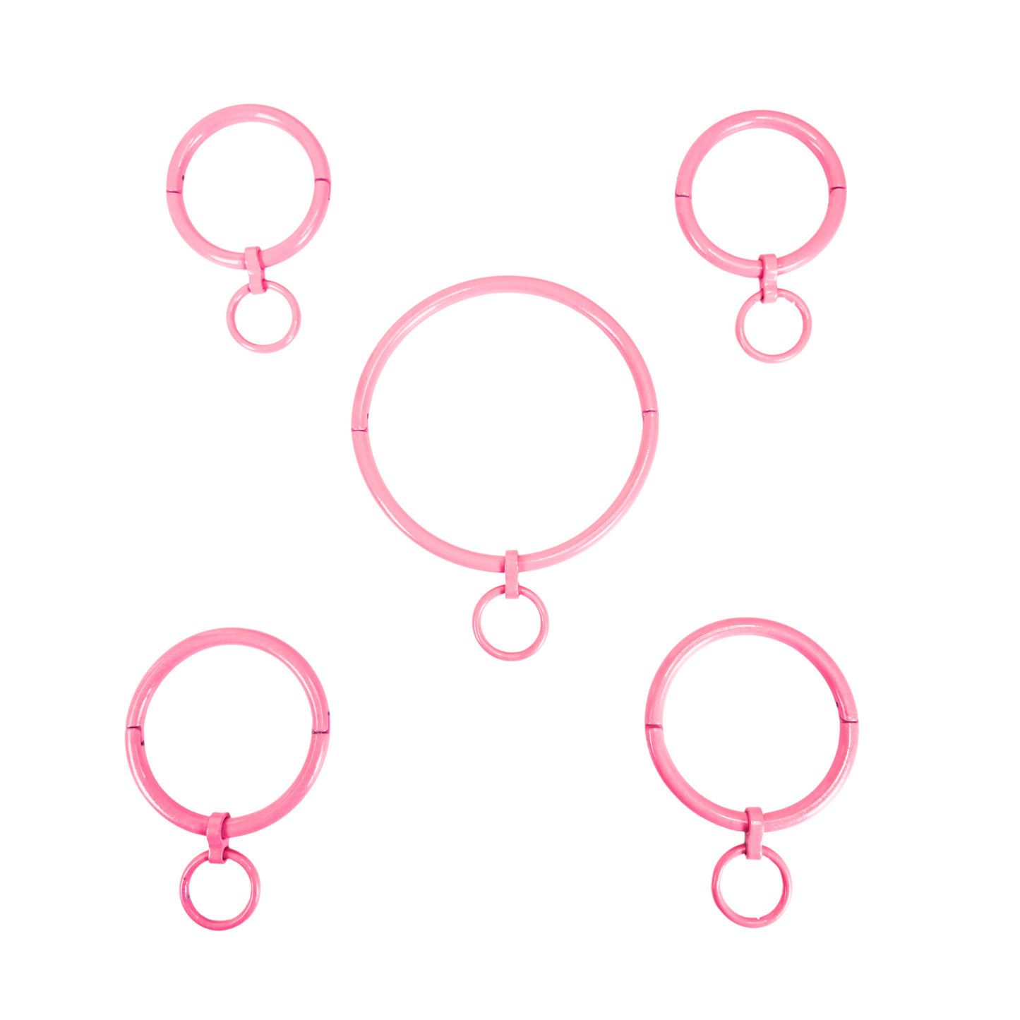 Stainless Steel Collar And Cuff Set