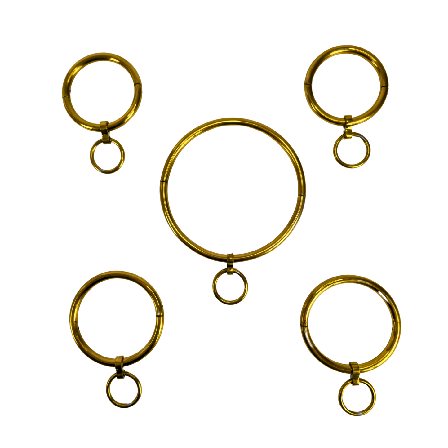 Stainless Steel Collar And Cuff Set