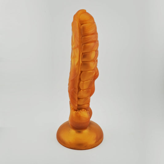 Brat Breakers Armadildo dildo in Bold size. Gold