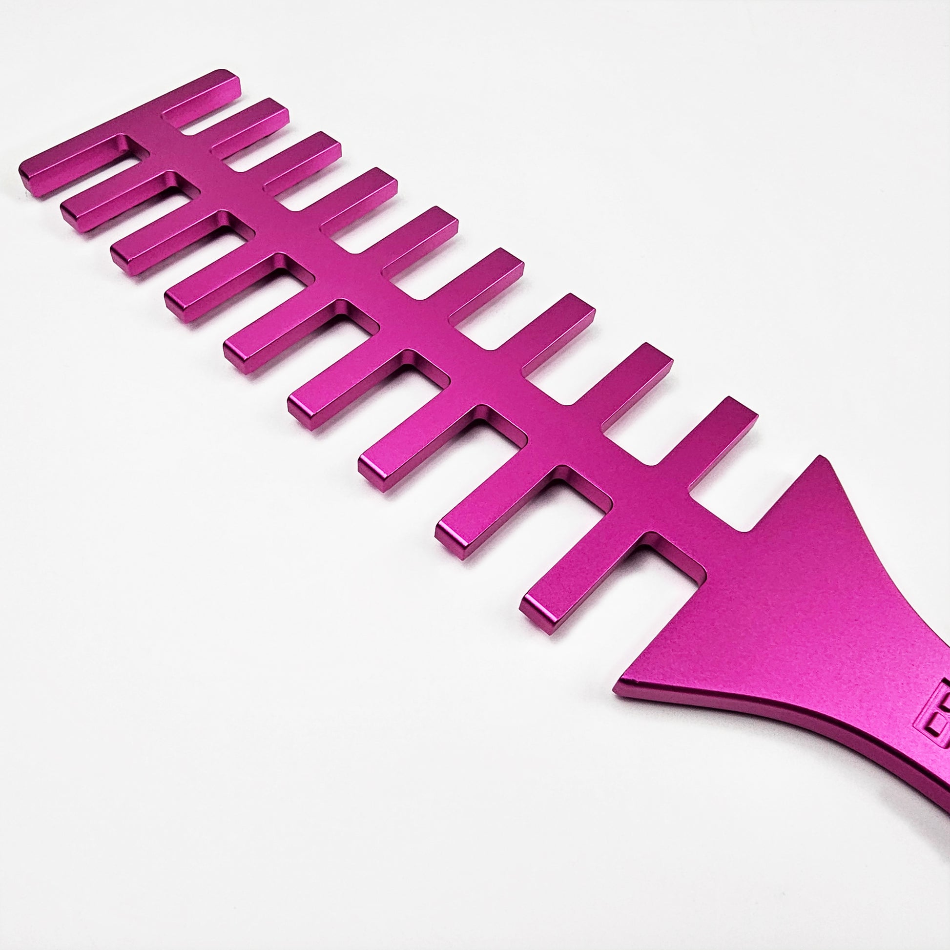 Pink Steel Spanking Paddle with studs made by Brat Breakers