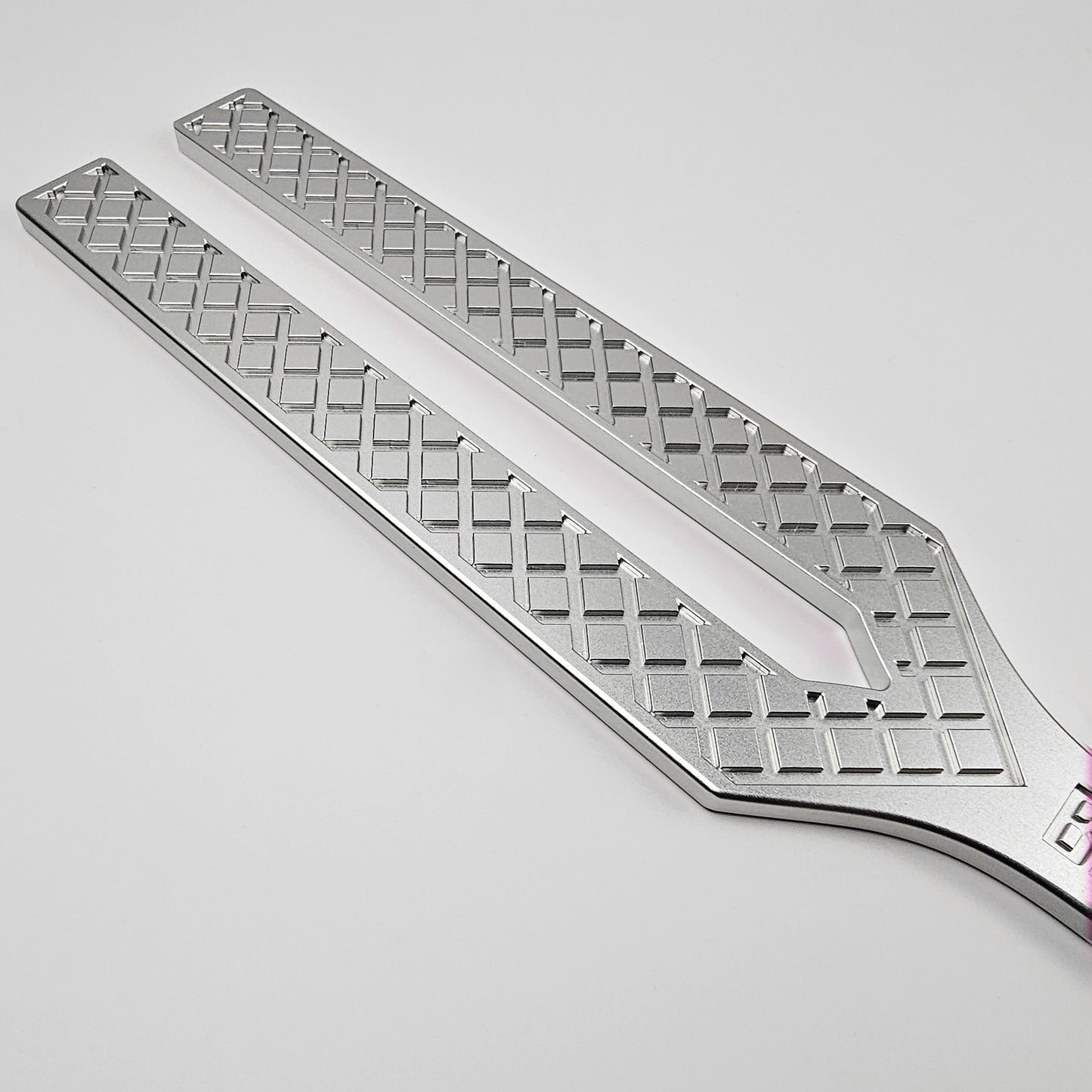 Silver Steel Spanking Paddle made by Brat Breakers