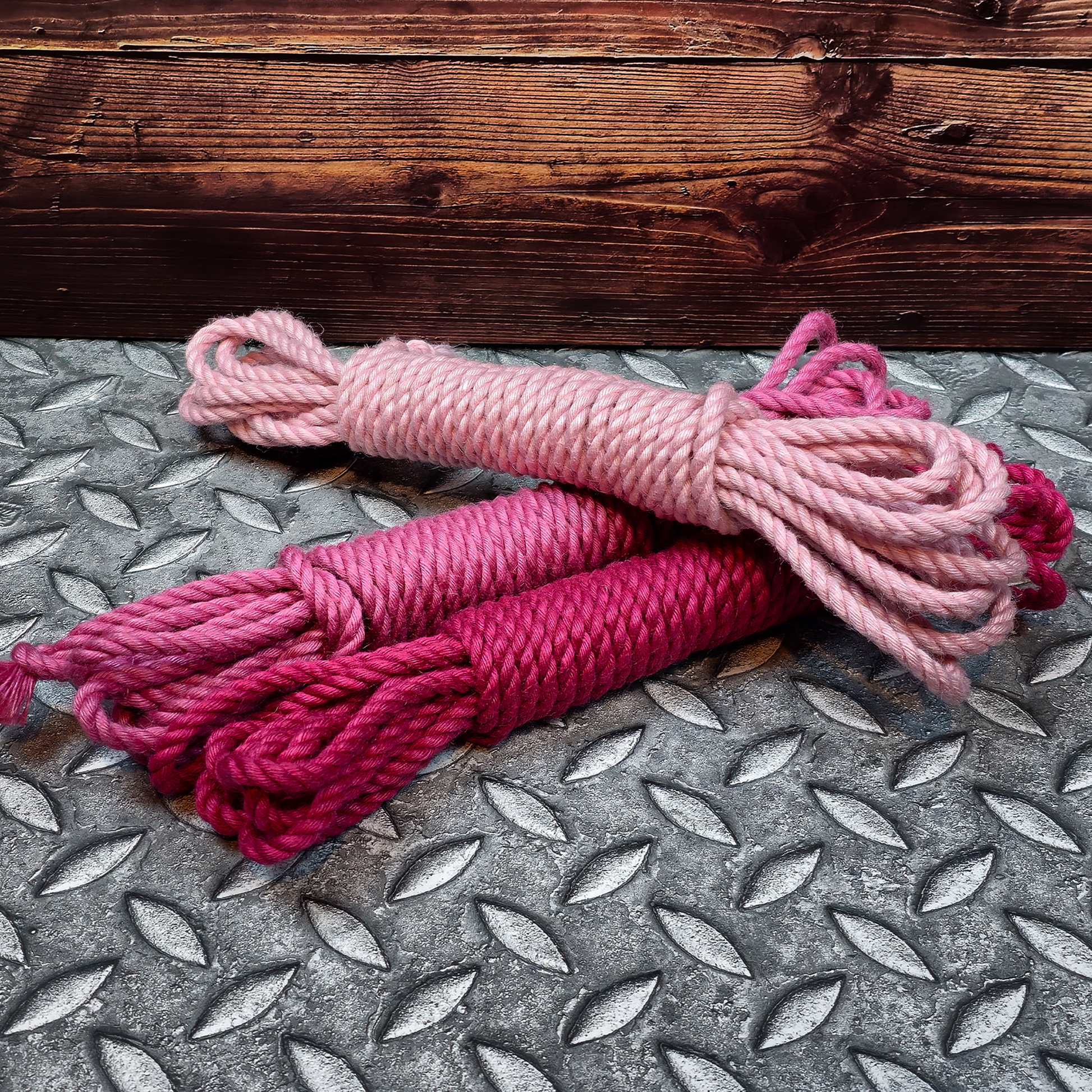 Brat Breakers Shibari Rope In three shades of pink