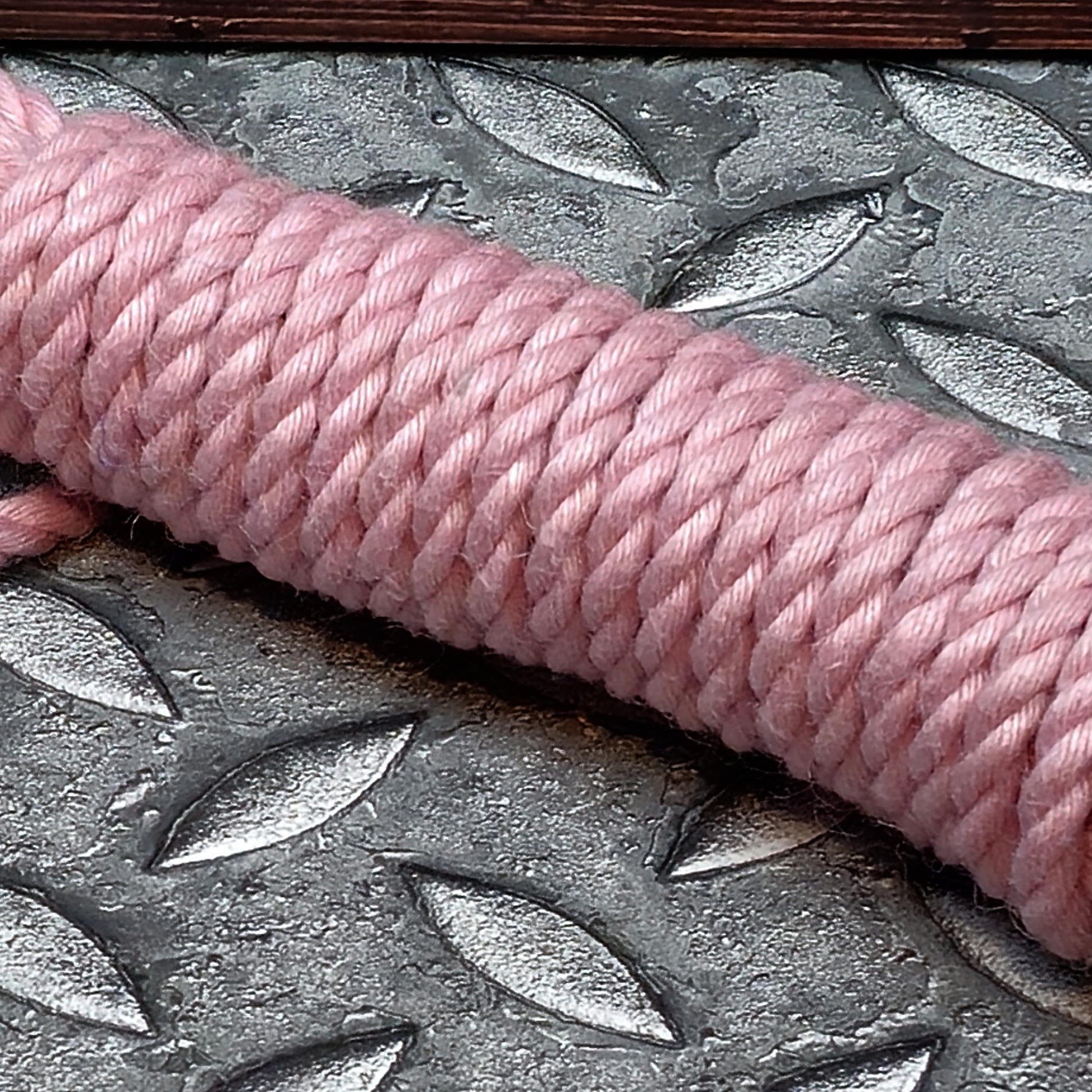 Brat Breakers Shibari Rope In Light Pink Close Up