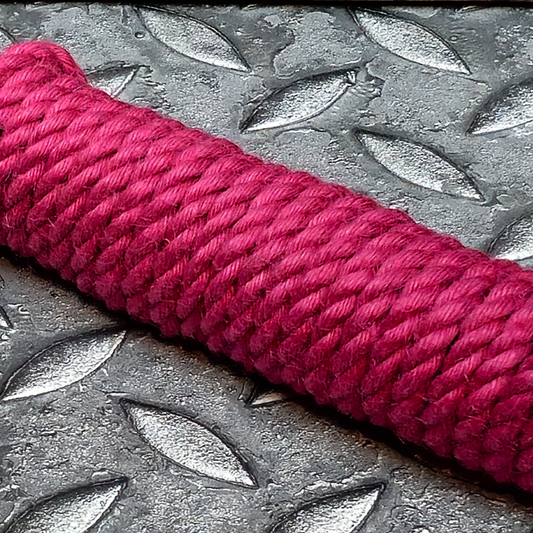 Brat Breakers Shibari Rope In Dark Pink Close Up