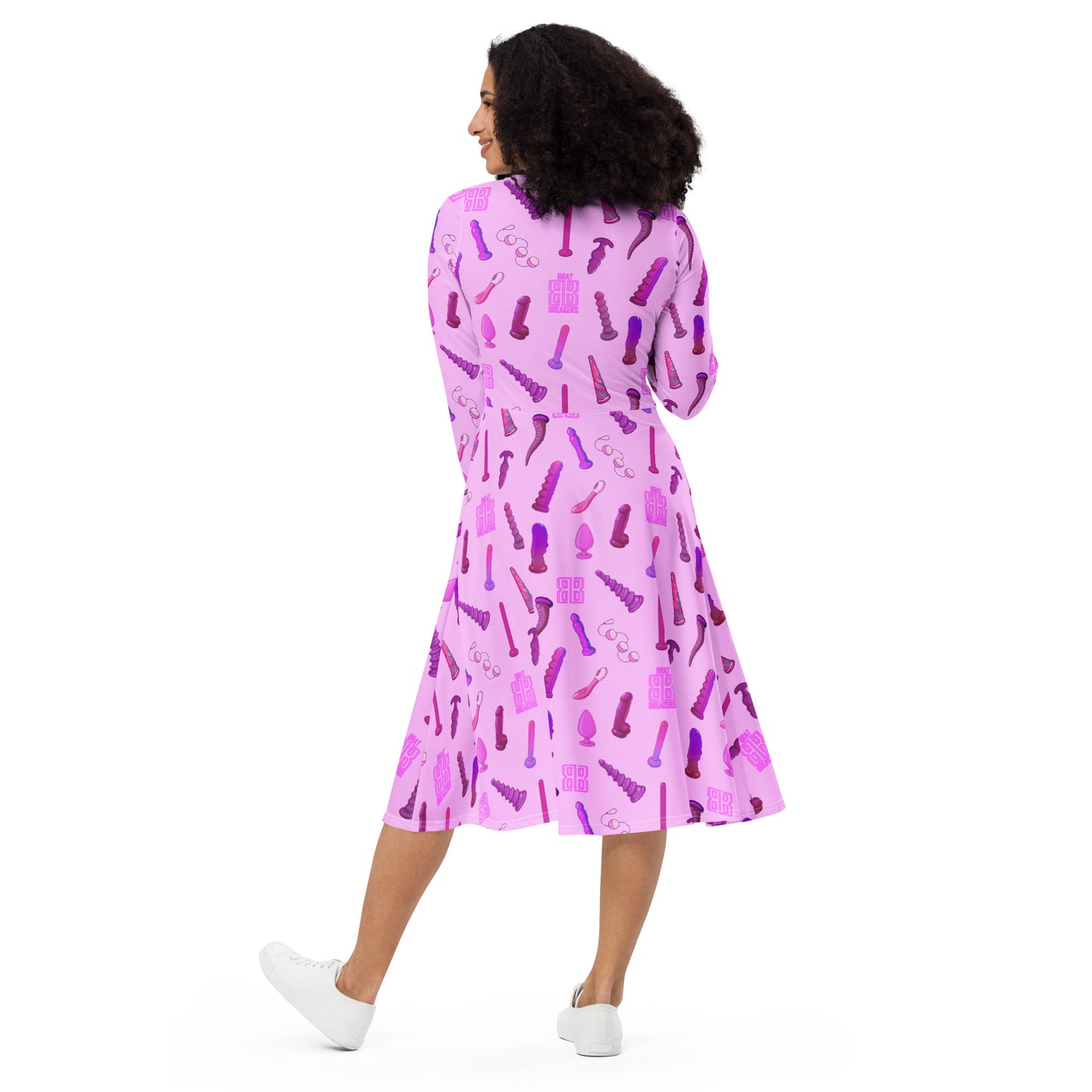 Long Sleeve Midi Dress - Toy Lyf