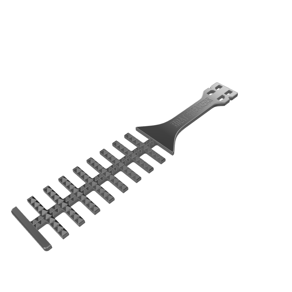 Interactive 3d model of a spanking paddle made by Brat Breakers