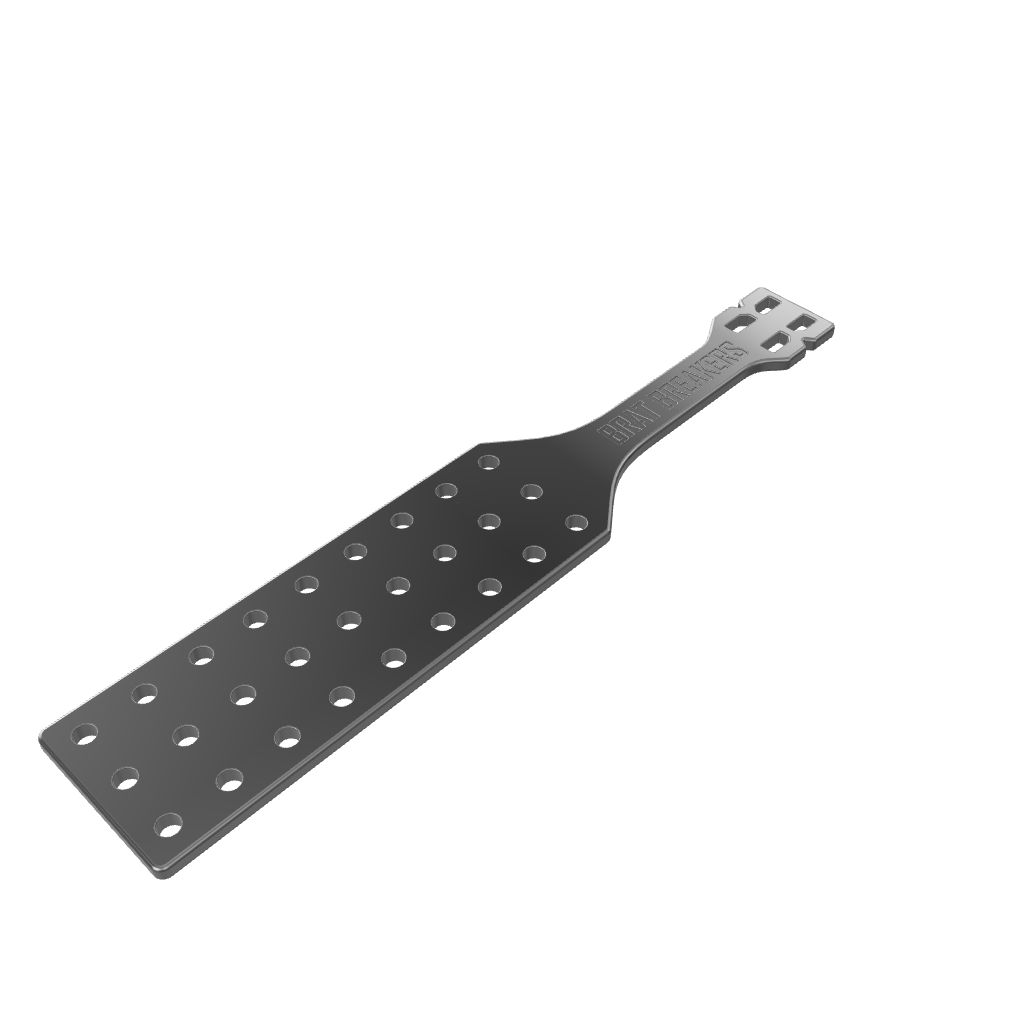 Interactive 3d model of a spanking paddle made by Brat Breakers
