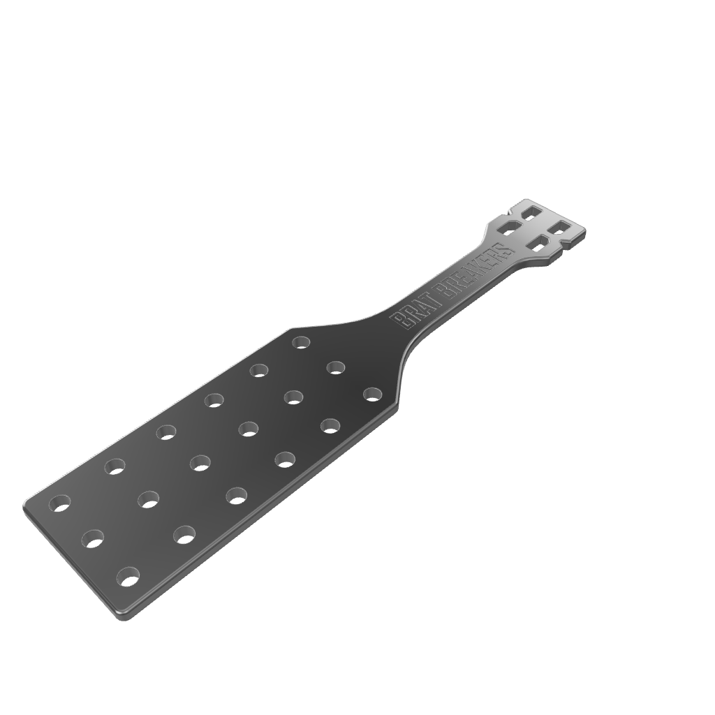 Interactive 3d model of a spanking paddle made by Brat Breakers