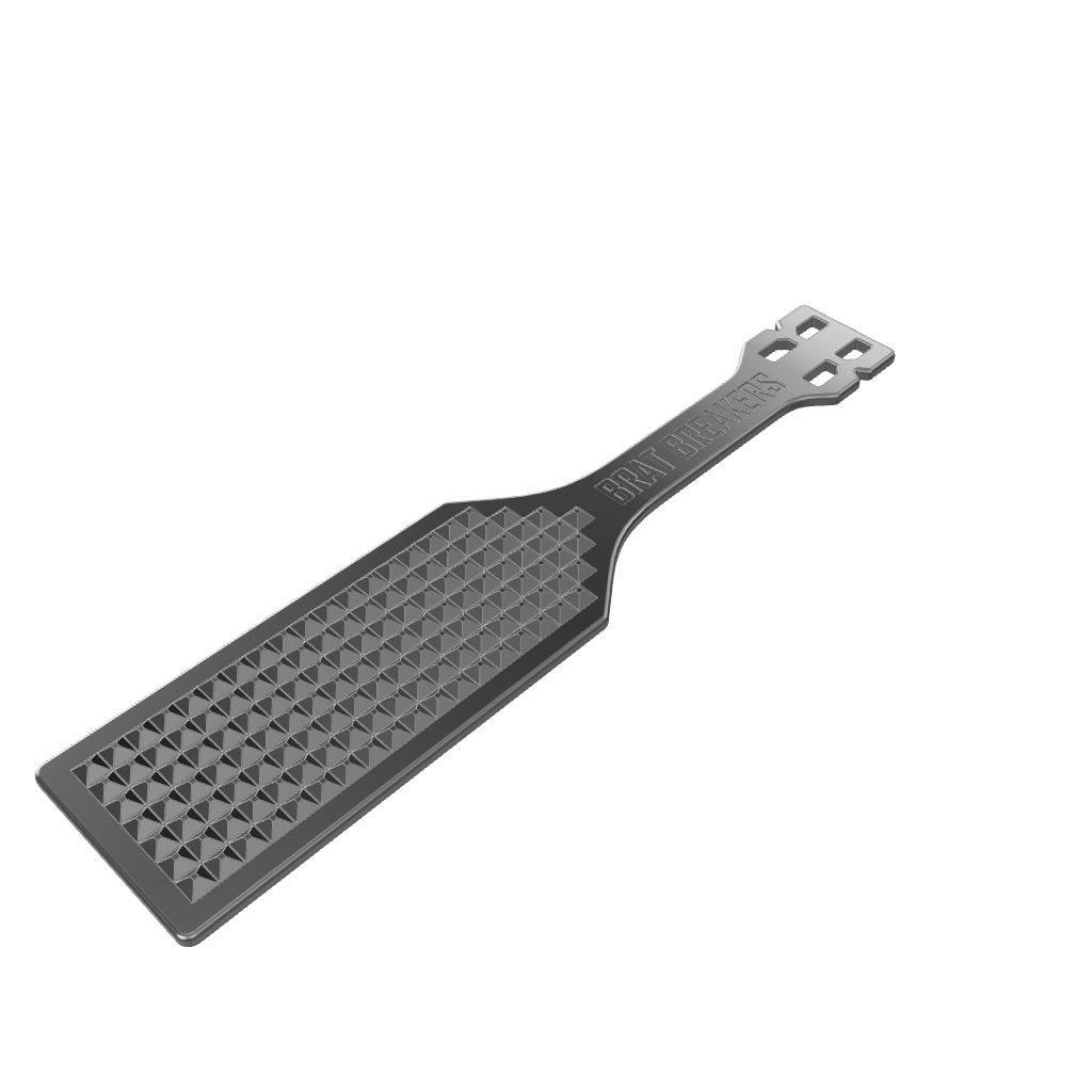 Interactive 3d model of a spanking paddle made by Brat Breakers