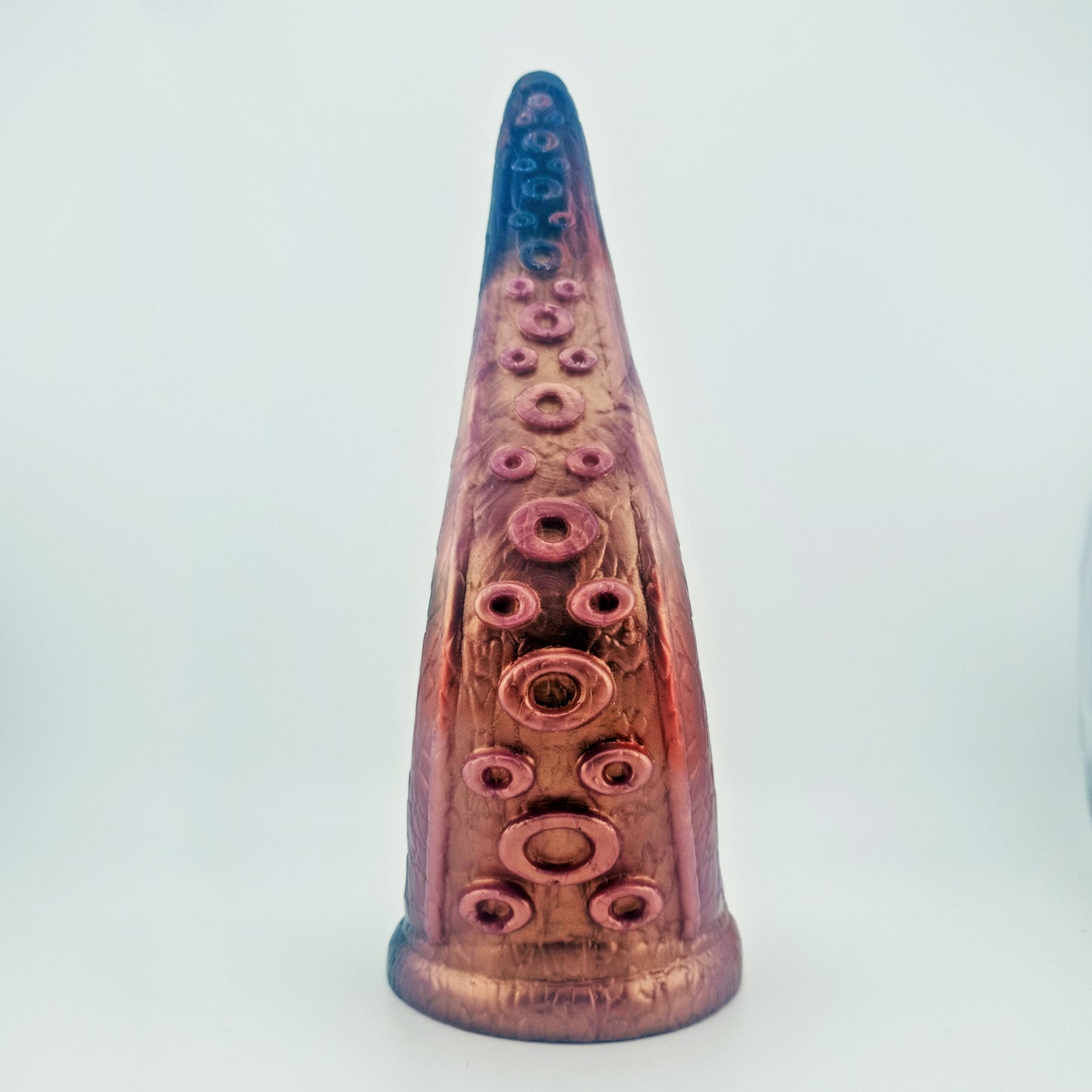 Brat Breakers Behemoth Kraken Silicone Sex Toy Mulberry, Purple Gold and Burgundy