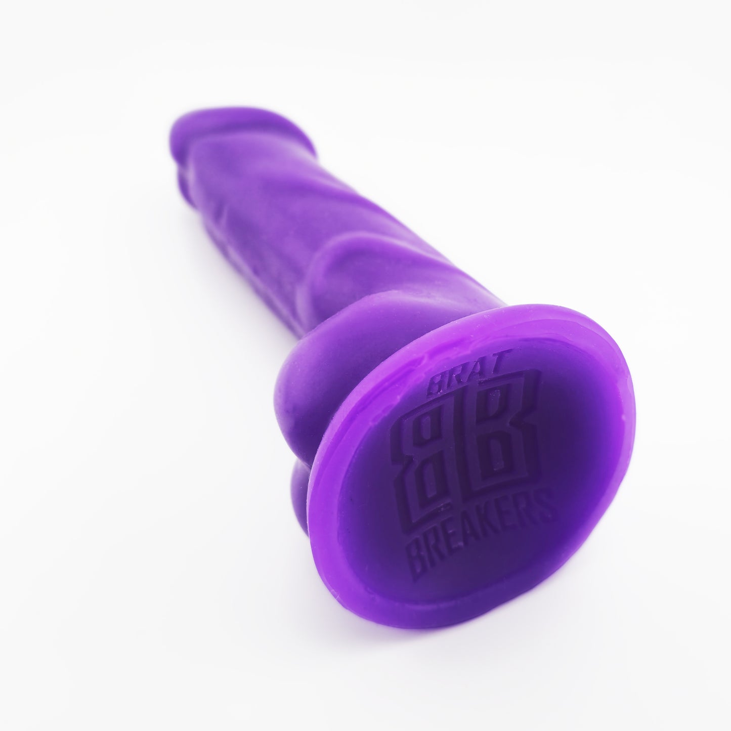 Brat Breakers Daaaddy Silicone dildo in basic size. Purple