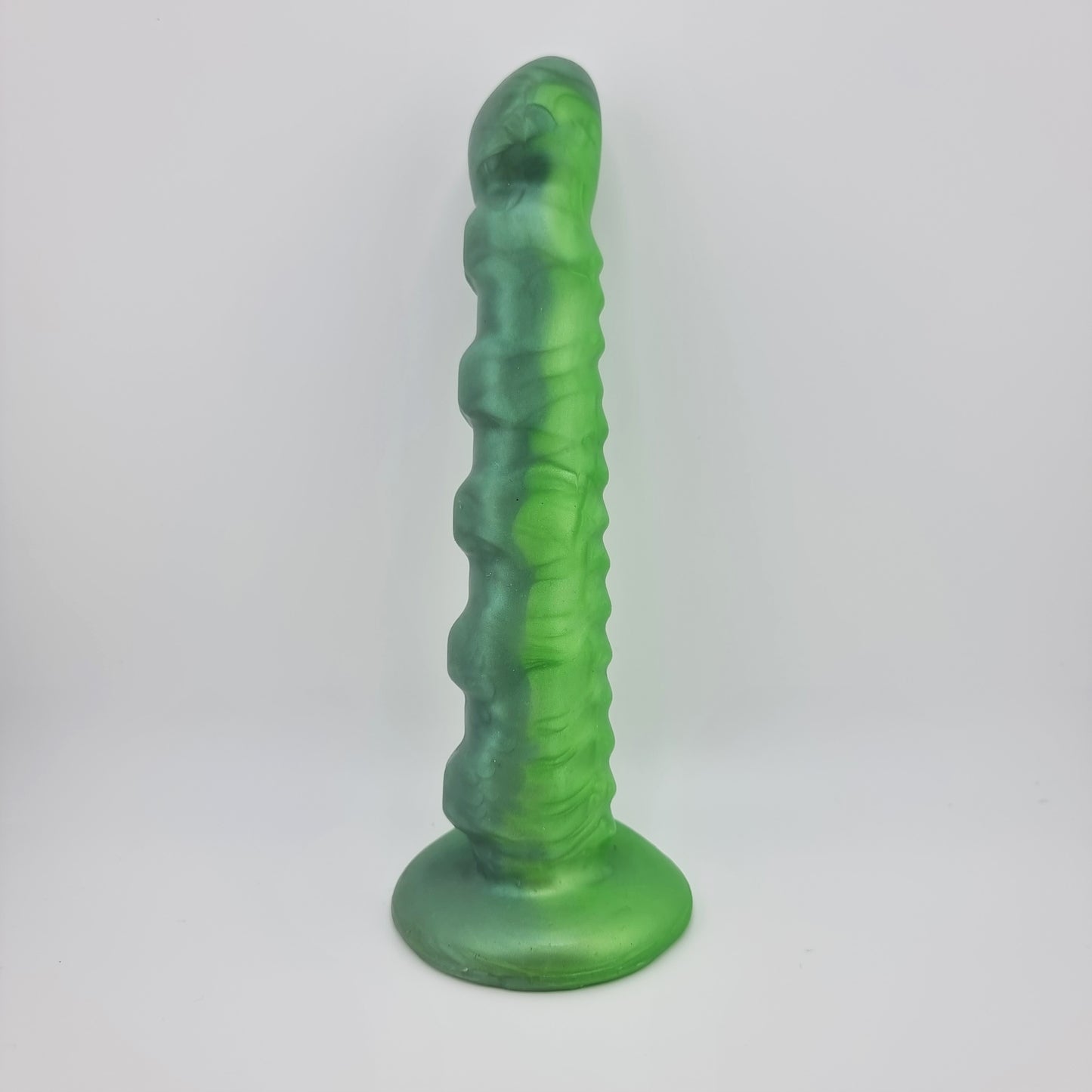 Brat Breakers Jurassic dildo two tone green