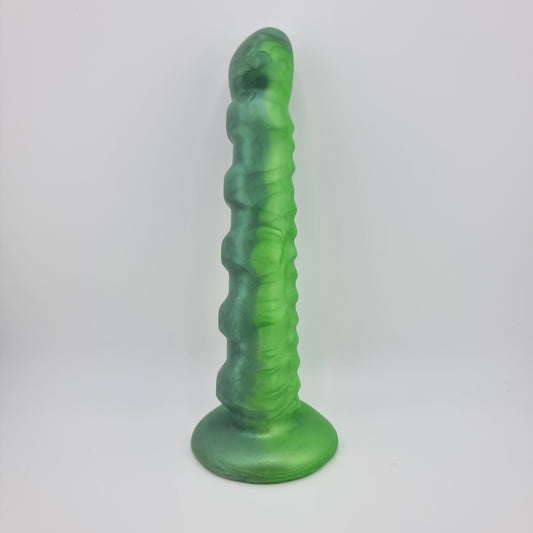 Brat Breakers Jurassic dildo two tone green