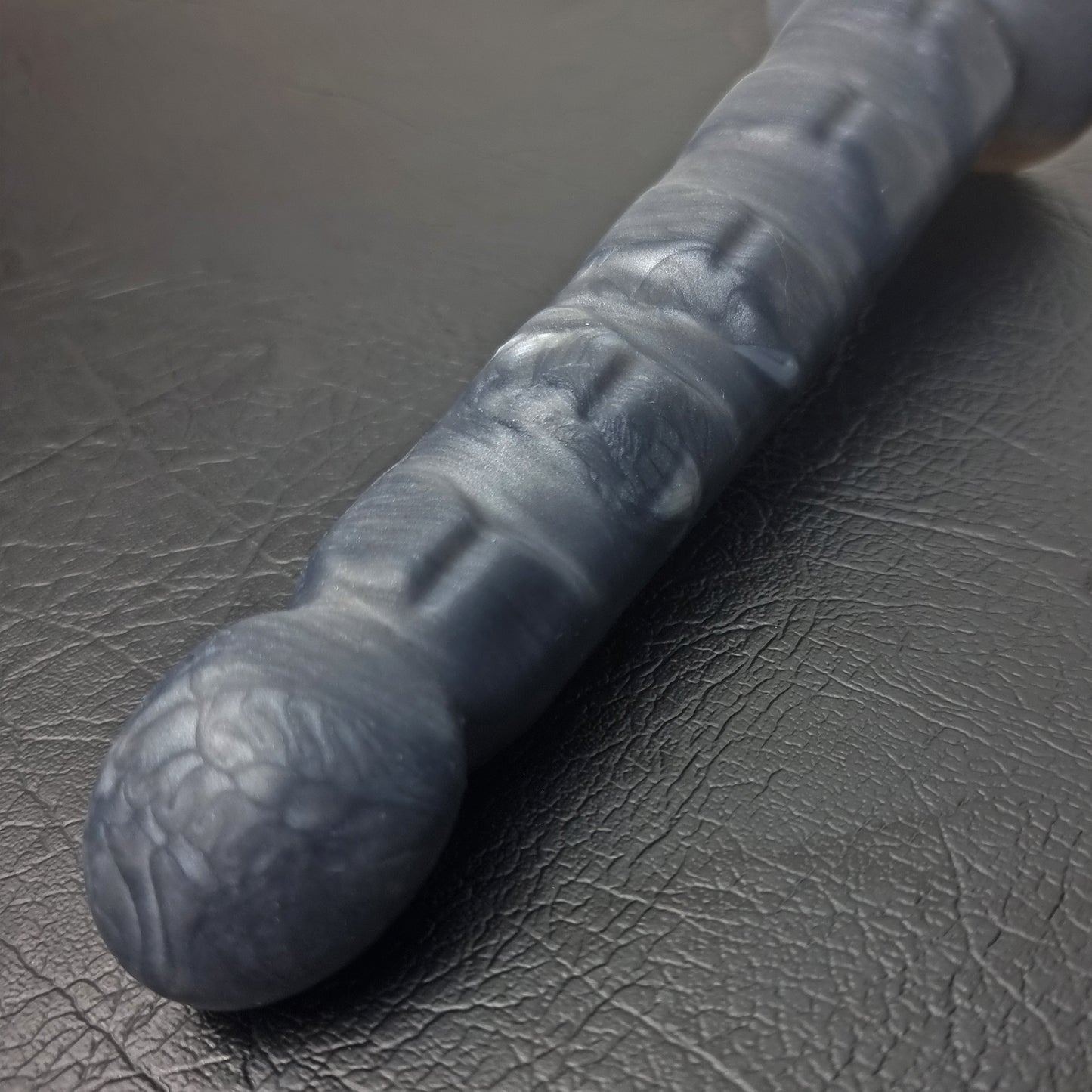Brat Breakers Jurassic dildo grey and silver