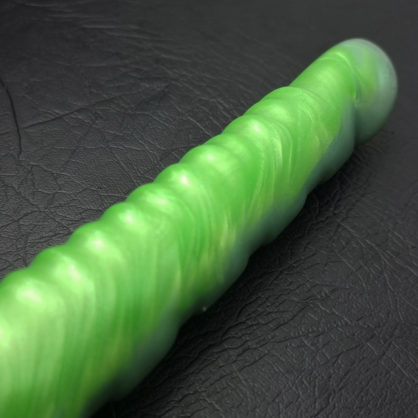 Brat Breakers Jurassic dildo two tone green