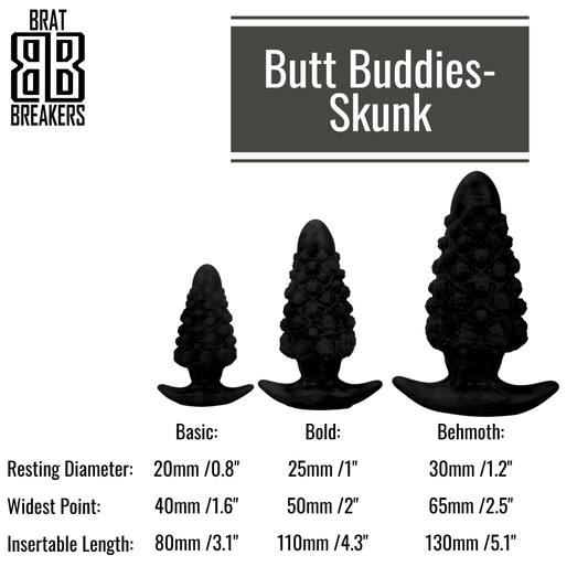 Butt Buddies - Skunk 3pc Set