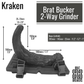 Brat Bucker - Kraken Silicone 2-Way Grinder