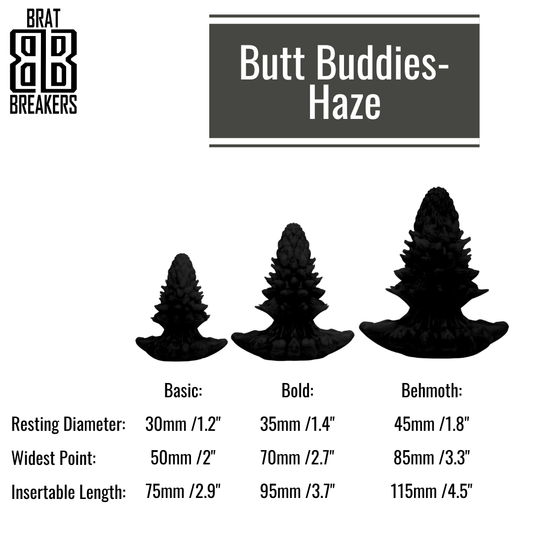 Butt Buddies - Haze 3pc Set