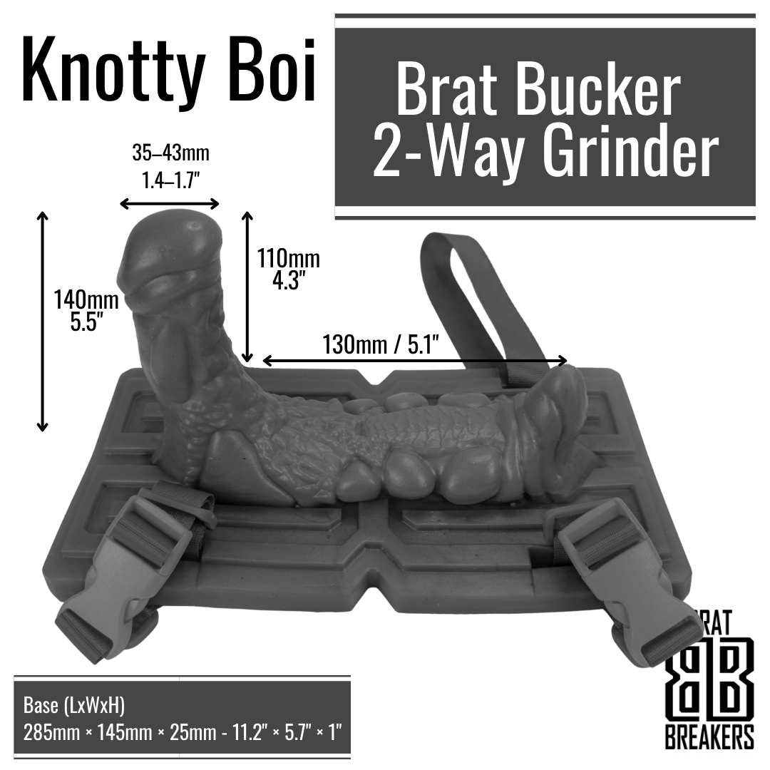 Brat Bucker - Knotty Boi Silicone 2-Way Grinder