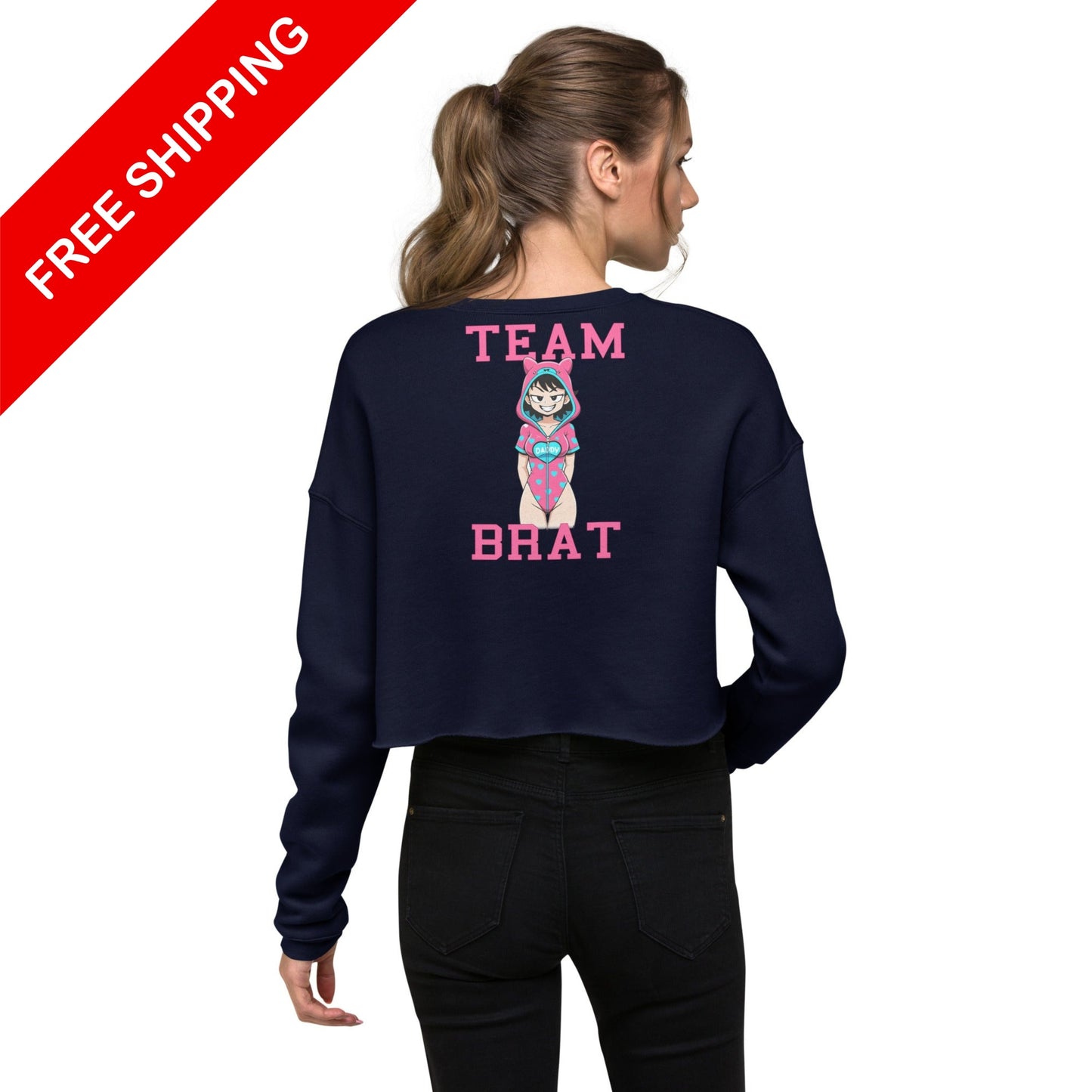 Crop Sweatshirt - Team Brat