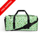 Overnight Bag - High Lyf by Brat Breakers, a green patterned duffle bag with black handles and shoulder strap from Bags and Accessories and All Clothing