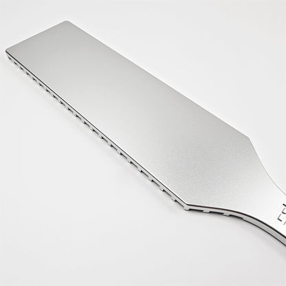 Silver Steel Spanking Paddle made by Brat Breakers
