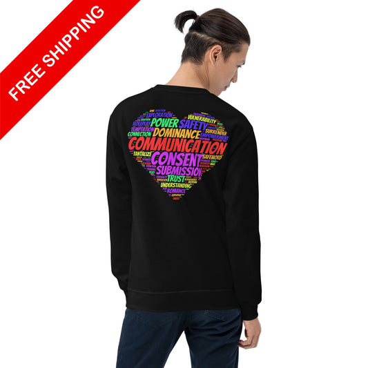 Unisex Sweatshirt - BDSM Heart (Pride Edition)