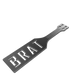 Interactive 3d model of a spanking paddle with the word BRAT cut out made by Brat Breakers