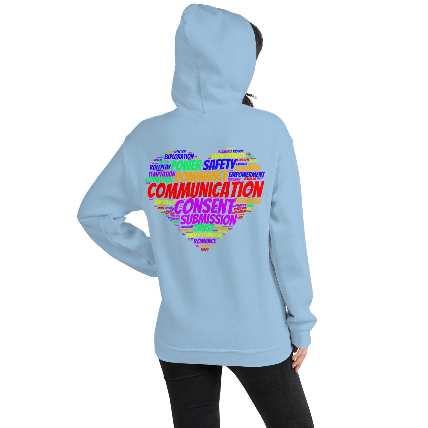 Unisex Hoodie  - BDSM Heart (Pride Edition)