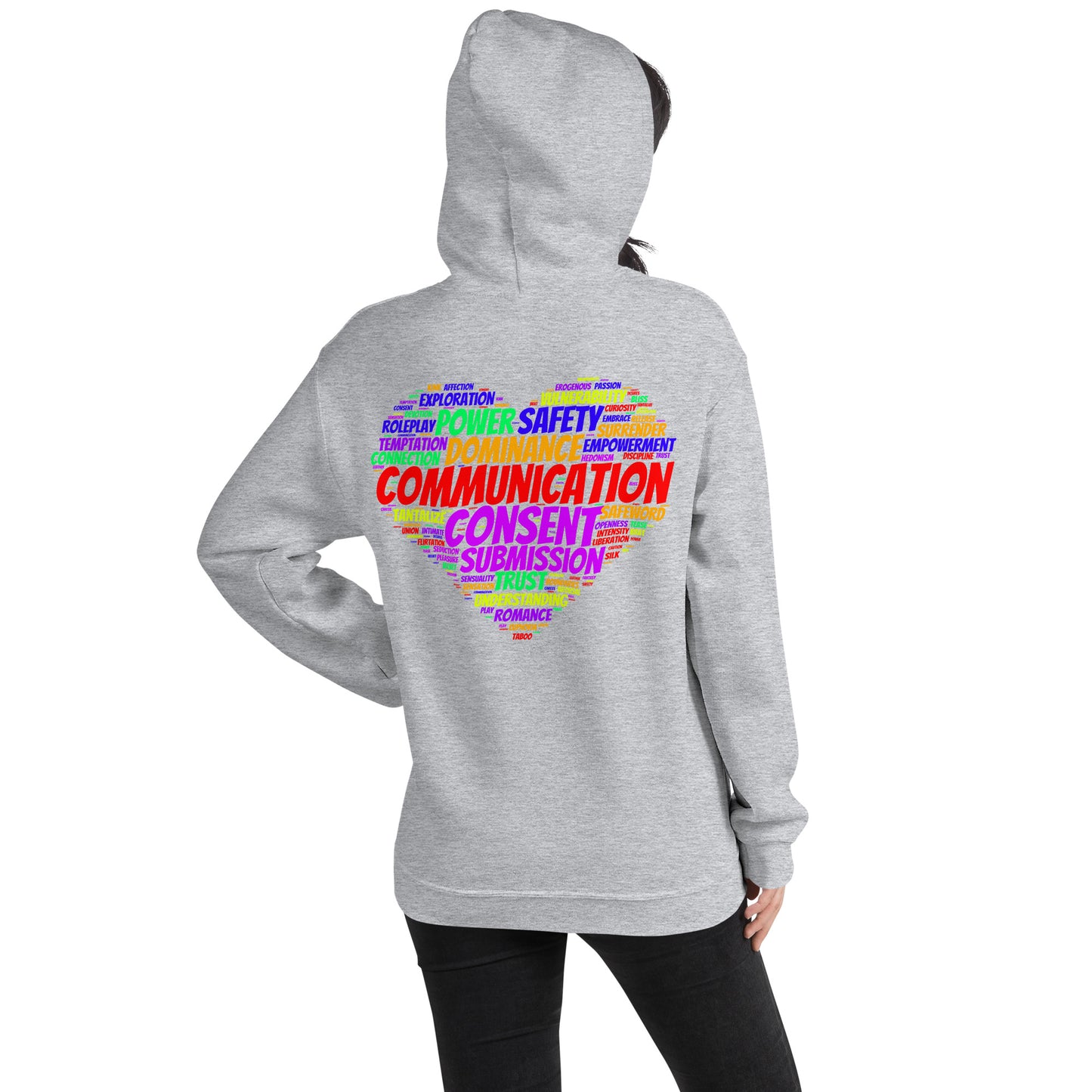 Unisex Hoodie  - BDSM Heart (Pride Edition)