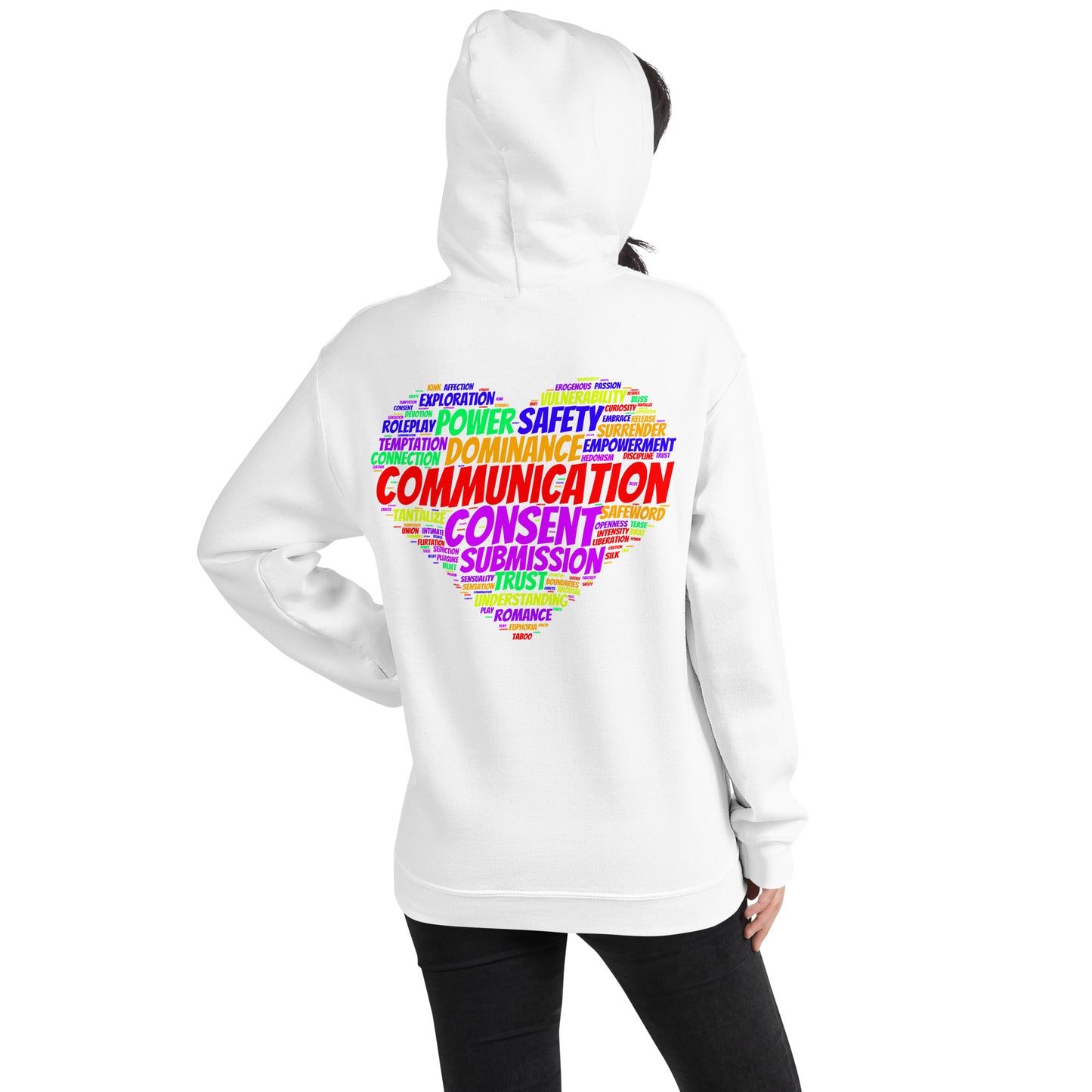 Unisex Hoodie  - BDSM Heart (Pride Edition)