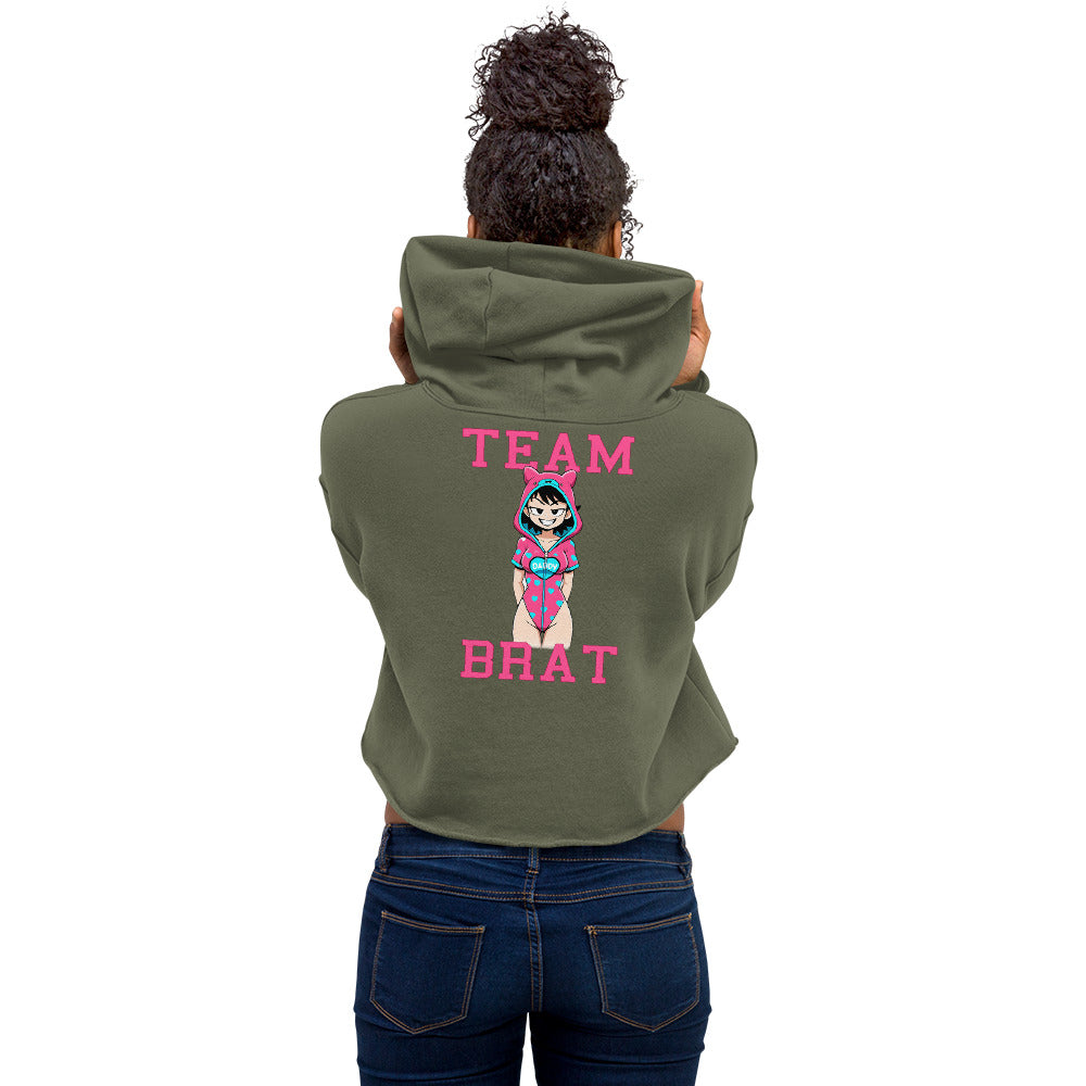 Crop Hoodie - Team Brat