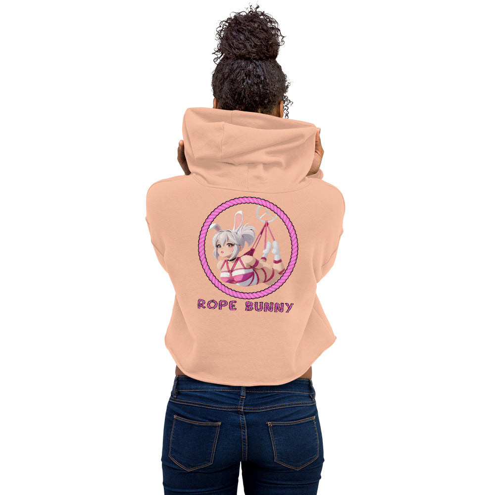 Crop Hoodie - Rope Bunny