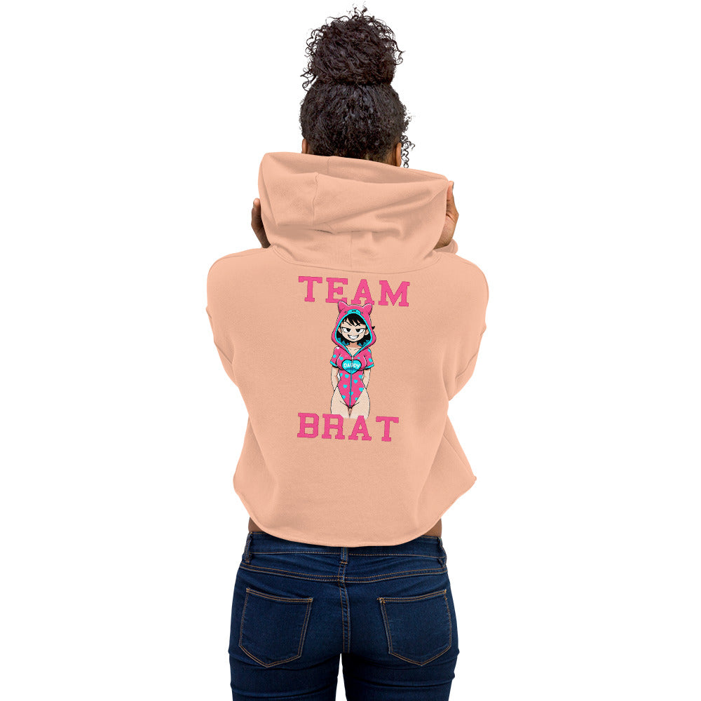 Crop Hoodie - Team Brat