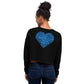 Crop Sweatshirt - BDSM Heart