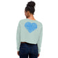 Crop Sweatshirt - BDSM Heart