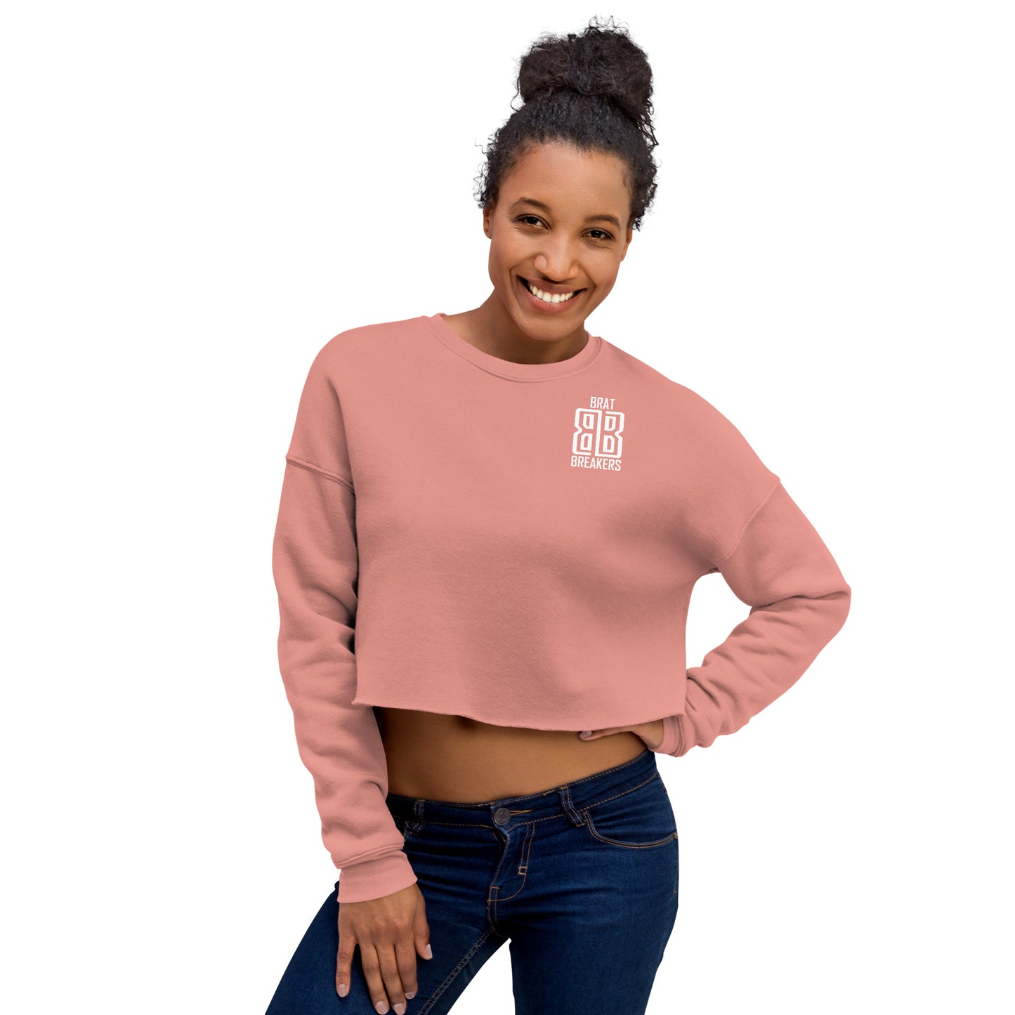 Crop Sweatshirt - BDSM Heart