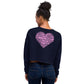 Crop Sweatshirt - BDSM Heart