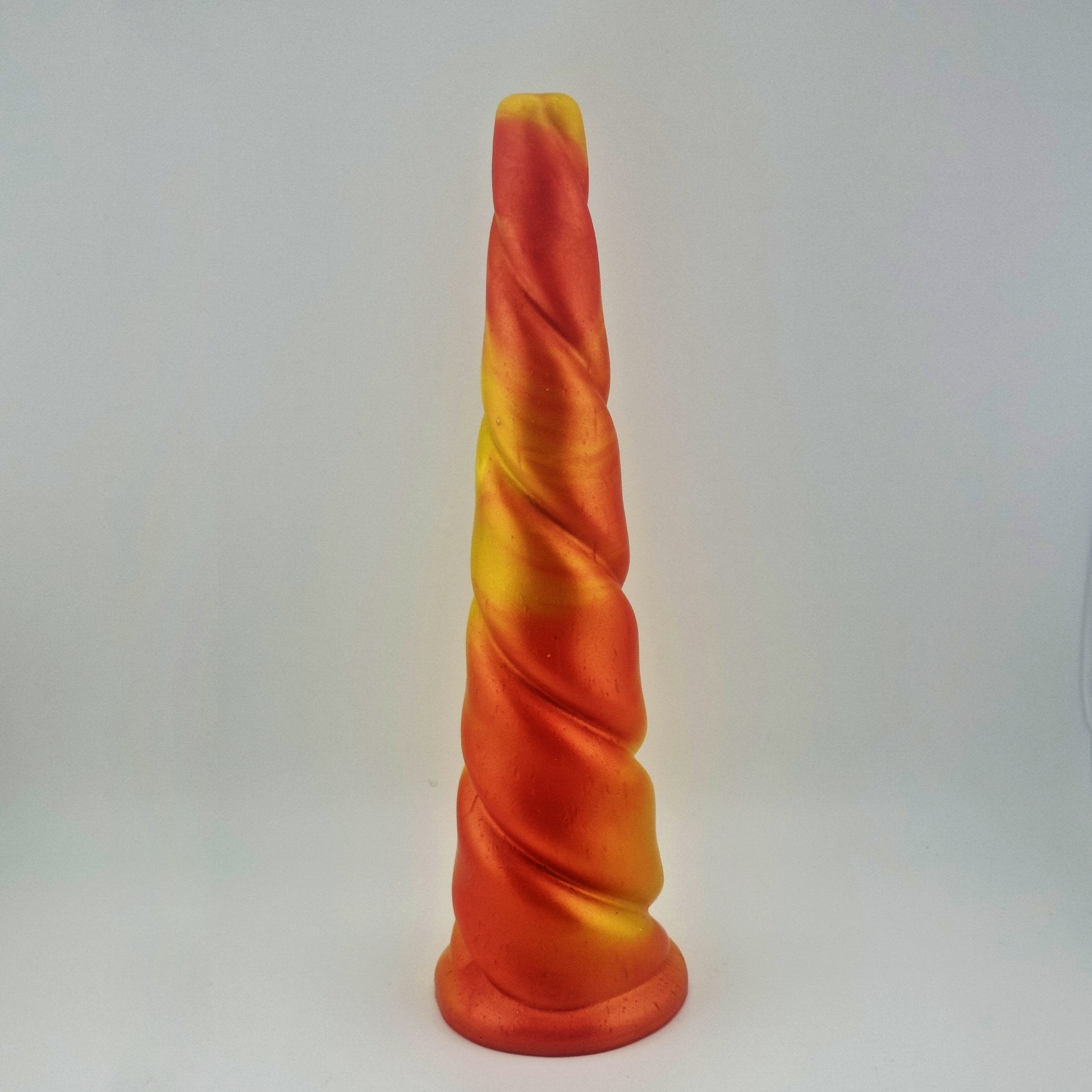 Brat Breakers Bold Licorne Silicone Sex Toy Pumpkin and Yellow