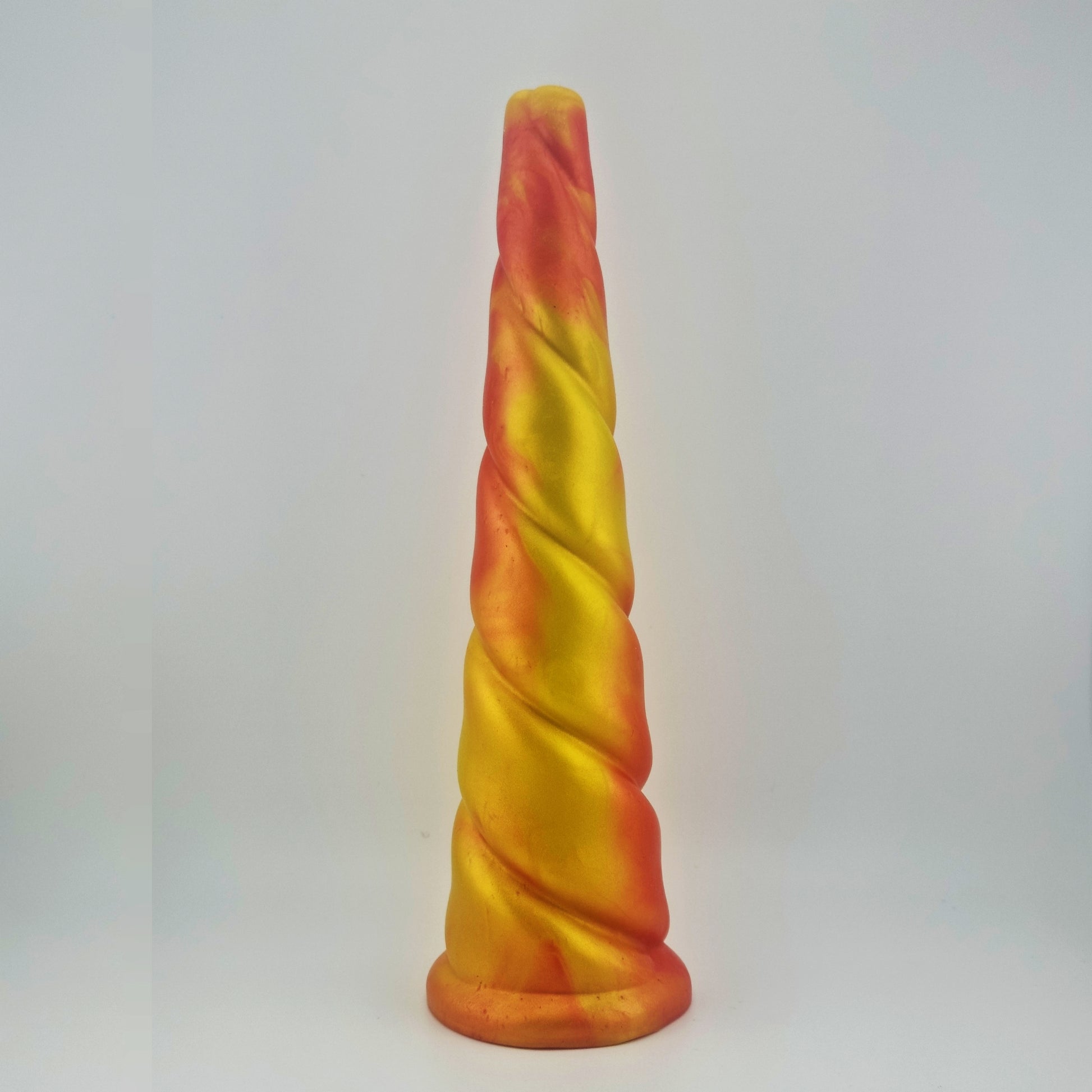 Brat Breakers Bold Licorne Silicone Sex Toy Pumpkin and Yellow