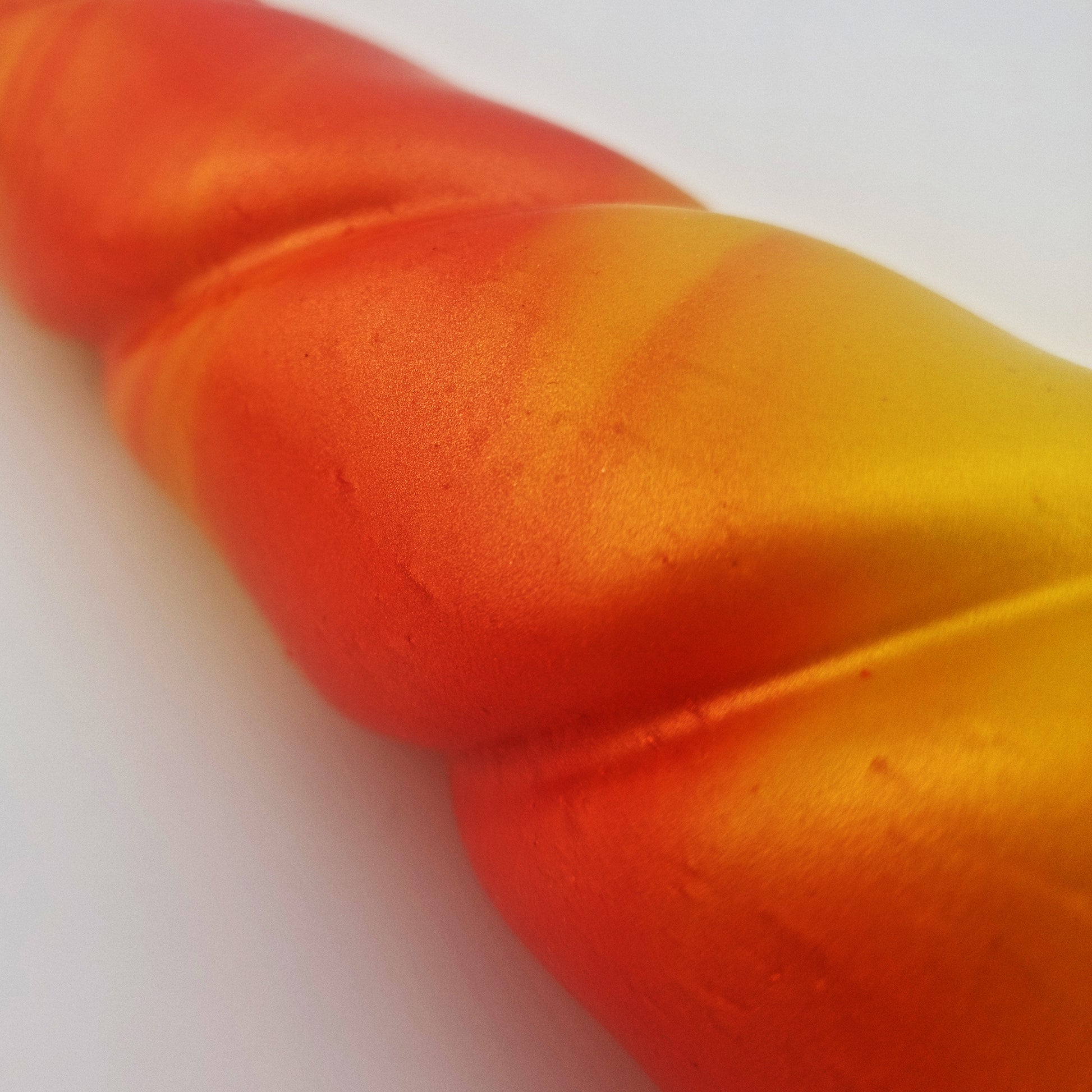 Brat Breakers Bold Licorne Silicone Sex Toy Pumpkin and Yellow