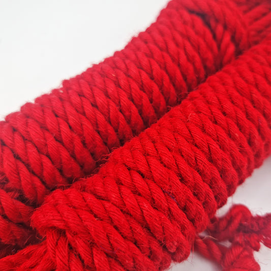 Brat Breakers Shibari Rope In Red Close Up