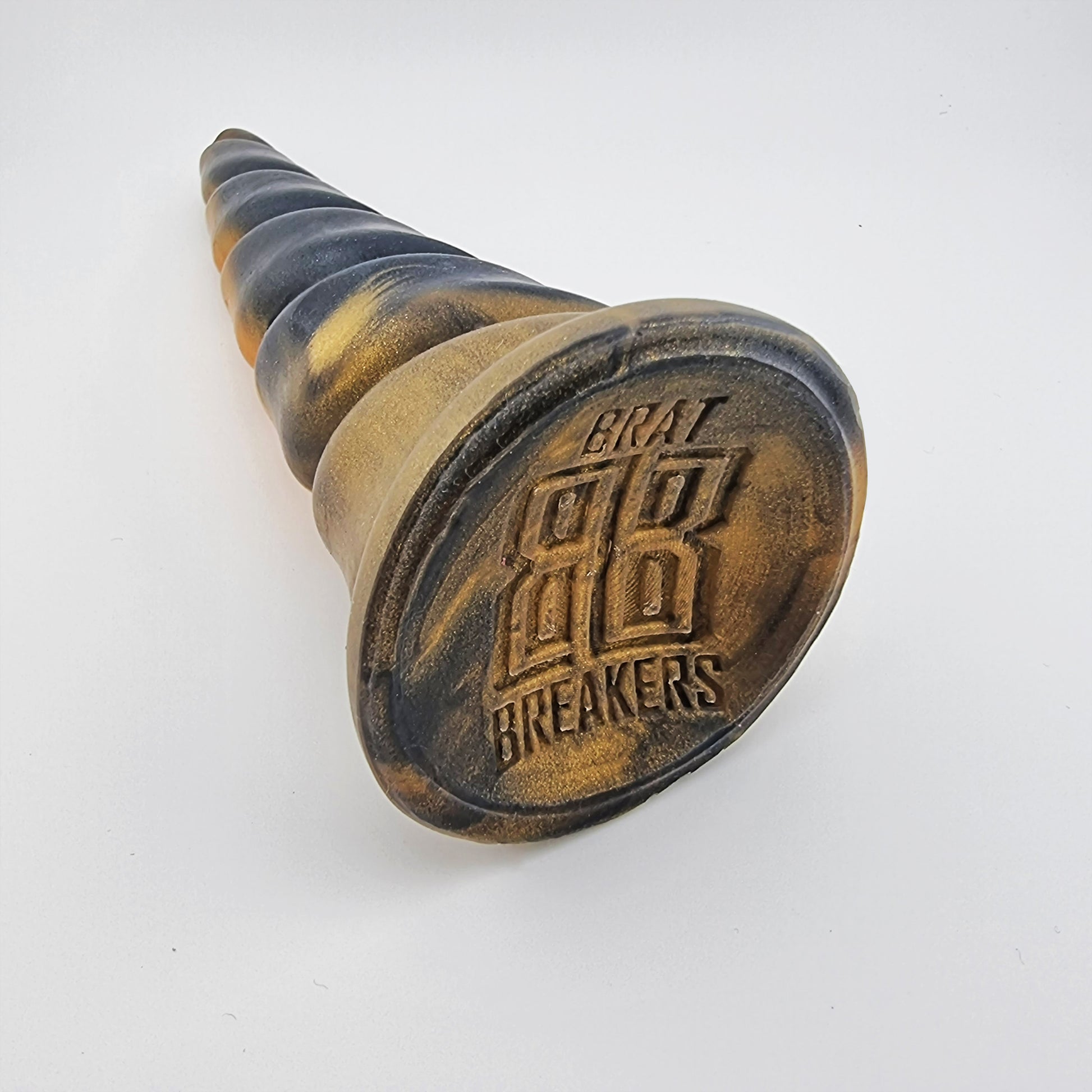 Brat Breakers Licorne dildo. Black Gold